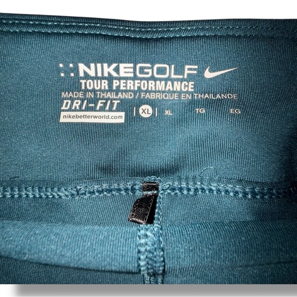 NIKE GOLF TOUR PERFORMANCE Dri-Fit Skort - XL Teal / Green Polka Dot - Picture 2 of 12